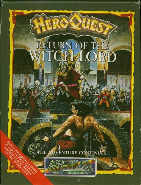 Reviving the Legends: Return of the Witch Lord Expansion for Heroquest